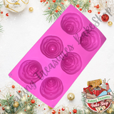 Christmas Tree Silicone Mold 6 Cavity