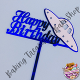 Space bound Cake Topper