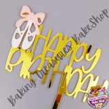 Birthday Ballerina cake topper*