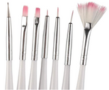 7 Paint Brush Set Plus Dotting Tool